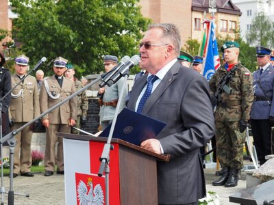 Wiceprezes Jan Baster odczytał list od Prezesa Instytutu dr. Jarosława Szarka