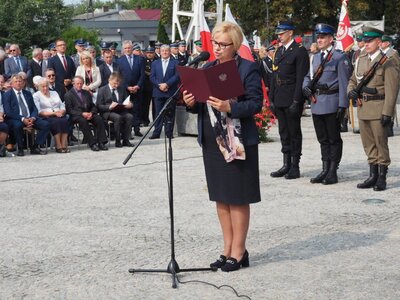 List od Prezydenta RP Andrzeja Dudy odczytała Grażyna Ignaczak-Bandych