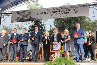 Podziękowania dla współorganizatorów uroczystości