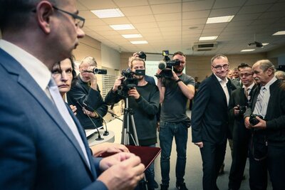 Uroczystość wręczenia Krzyży Wolności i Solidarności – Olsztyn, 4 października 2017. Fot. Sławomir Kasper (IPN)