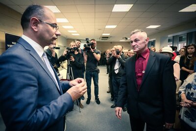 Uroczystość wręczenia Krzyży Wolności i Solidarności – Olsztyn, 4 października 2017. Fot. Sławomir Kasper (IPN)