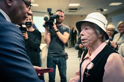 Uroczystość wręczenia Krzyży Wolności i Solidarności – Olsztyn, 4 października 2017. Fot. Sławomir Kasper (IPN)