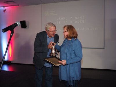 Laureatka Nagrody im. Prezydenta Ryszarda Kaczorowskiego w kategorii  „Losy” Małgorzata Furga-Jurgiel