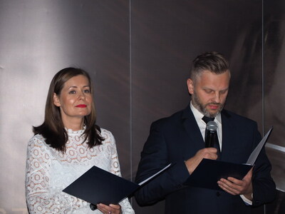 Galę prowadzili Dorota Sawicka i dr Łukasz Lubicz-Łapiński
