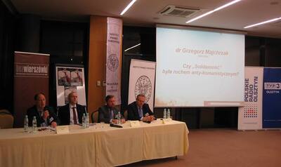 Panel III, część II - ostatni prelegent pierwszego dnia obrad - dr Grzegorz Majchrzak