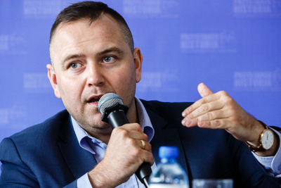 Promocja książki „Brudne wspólnoty. Przestępczość zorganizowana w PRL w latach siedemdziesiątych i osiemdziesiątych XX w.” – Warszawa, 6 czerwca 2018. Fot. Sławek Kasper (IPN)