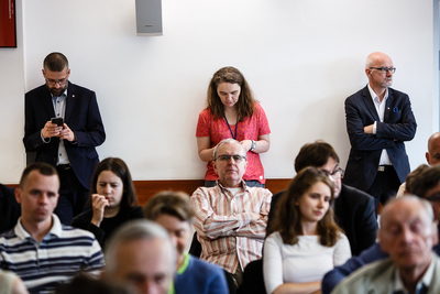 Promocja książki „Brudne wspólnoty. Przestępczość zorganizowana w PRL w latach siedemdziesiątych i osiemdziesiątych XX w.” – Warszawa, 6 czerwca 2018. Fot. Sławek Kasper (IPN)