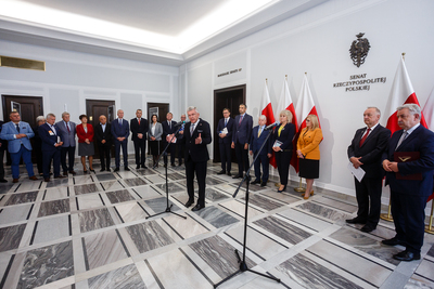 Otwarcie wystawy IPN „Pierwsza odsłona. Okupacja niemiecka na Kaszubach i Kociewiu w 1939” – Warszawa, 25 września 2019. Fot. Sławek Kasper (IPN)