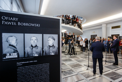 Otwarcie wystawy IPN „Pierwsza odsłona. Okupacja niemiecka na Kaszubach i Kociewiu w 1939” – Warszawa, 25 września 2019. Fot. Sławek Kasper (IPN)