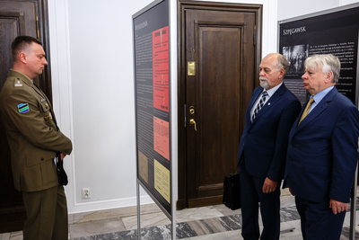 Otwarcie wystawy IPN „Pierwsza odsłona. Okupacja niemiecka na Kaszubach i Kociewiu w 1939” – Warszawa, 25 września 2019. Fot. Sławek Kasper (IPN)