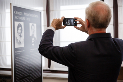 Otwarcie wystawy IPN „Pierwsza odsłona. Okupacja niemiecka na Kaszubach i Kociewiu w 1939” – Warszawa, 25 września 2019. Fot. Sławek Kasper (IPN)