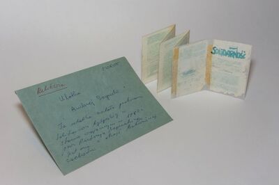 Ulotka, która w marcu 1982 r. trafiła w okolice Bydgoszczy w ramach akcji balonowej zorganizowanej (IPN By 738/1)