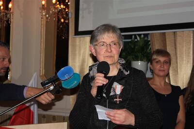 W imieniu odznaczonych głos zabrała Alicja Kulaszka