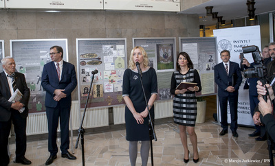 Wernisaż wystawy „I nazywali to Wojskiem Polskim…! Wojskowe Obozy Internowania w Polsce (1982-1983)...” – Warszawa, 8–13 listopada 2017. Fot. Marcin Jurkiewicz (IPN)