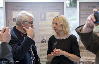 Wernisaż wystawy „I nazywali to Wojskiem Polskim…! Wojskowe Obozy Internowania w Polsce (1982-1983)...” – Warszawa, 8–13 listopada 2017. Fot. Marcin Jurkiewicz (IPN)