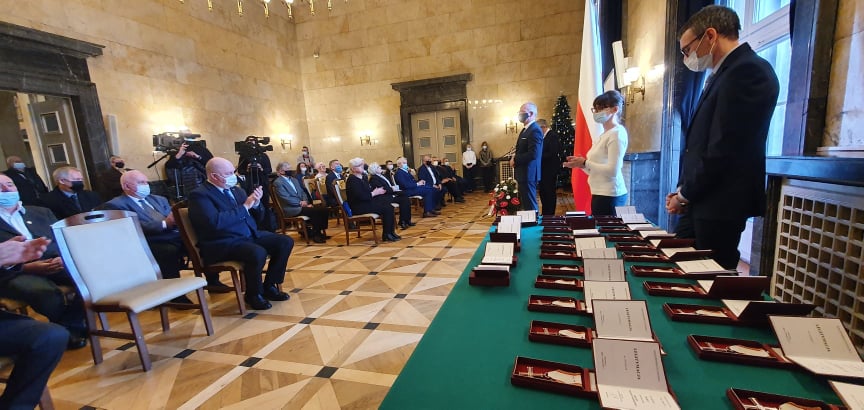 Uroczystość wręczenia Krzyży Wolności i Solidarności w Katowicach . Fot. K. Liszka Uroczystość wręczenia Krzyży Wolności i Solidarności w Katowicach . Fot. K. Liszka