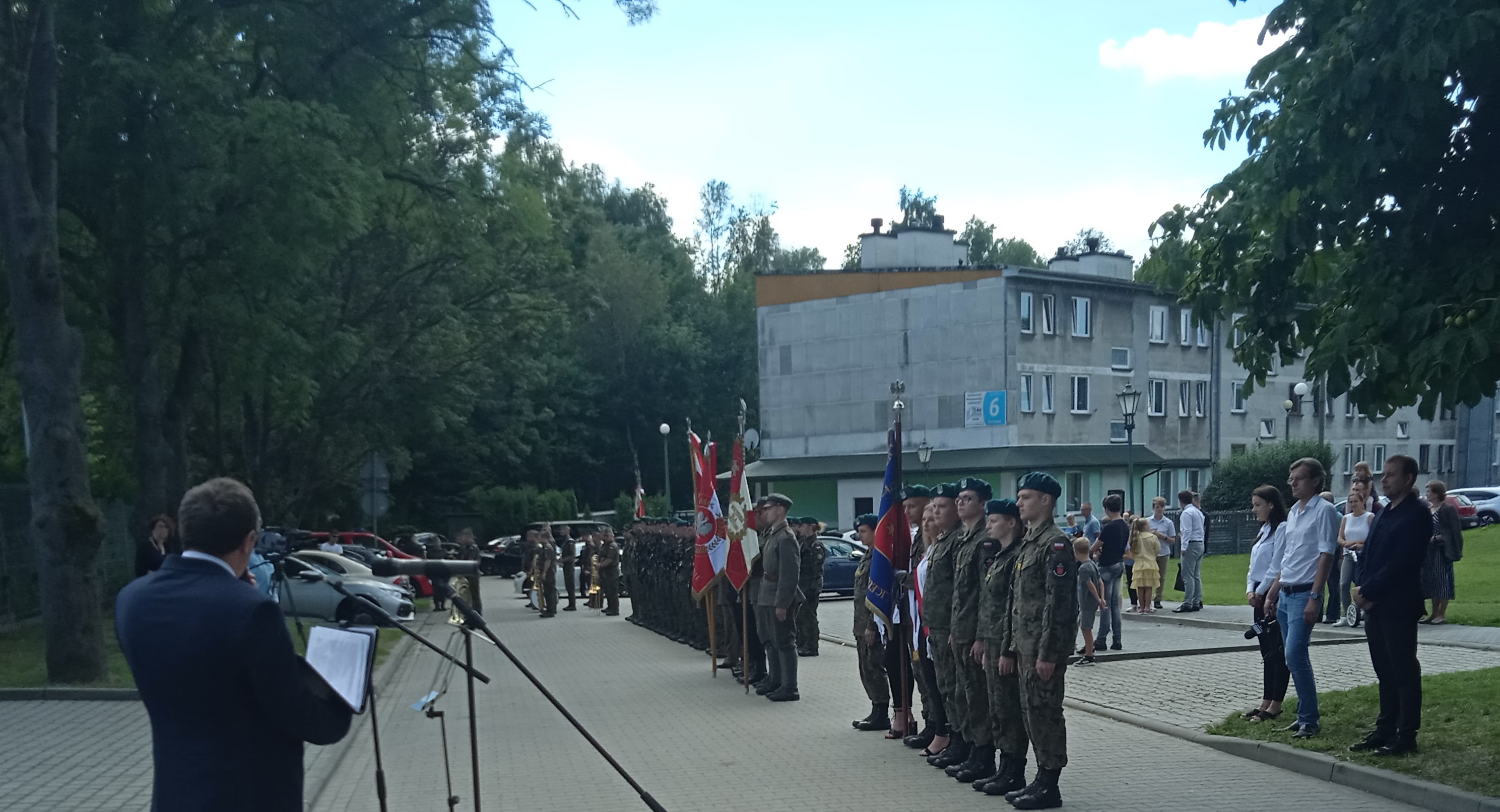 Uroczystość odsłonięcia pomnika Trzech Generałów – Pilica, 7 sierpnia 2022