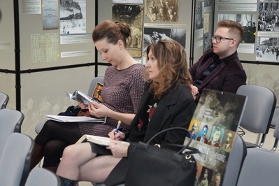 Konferencja prasowa na temat obchodów 100. rocznicy odzyskania niepodległości zorganizowanych przez Oddział IPN w Katowicach.