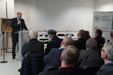 Dr Jarosława Neja wygłosił wykład „Komitet Pracowniczy/Założycielski WZZ w Katowicach. Geneza – działalność – represje“.