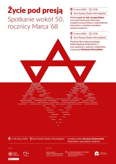 Plakat „Życie pod presją“.