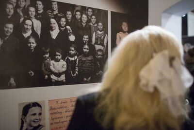 Wernisaż wystawy „Życie przechowane. Mieszkańcy Górnego Śląska i Zagłębia Dąbrowskiego z pomocą Żydom w czasie II wojny światowej”. Fot. Sławomir Kasper (IPN)