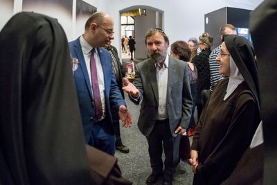 Wernisaż wystawy „Życie przechowane. Mieszkańcy Górnego Śląska i Zagłębia Dąbrowskiego z pomocą Żydom w czasie II wojny światowej”. Fot. Sławomir Kasper (IPN)