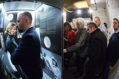 Wernisaż wystawy „Życie przechowane. Mieszkańcy Górnego Śląska i Zagłębia Dąbrowskiego z pomocą Żydom w czasie II wojny światowej”. Fot. Sławomir Kasper (IPN)