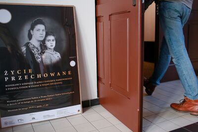 Wernisaż wystawy „Życie przechowane. Mieszkańcy Górnego Śląska i Zagłębia Dąbrowskiego z pomocą Żydom w czasie II wojny światowej”. Fot. Sławomir Kasper (IPN)