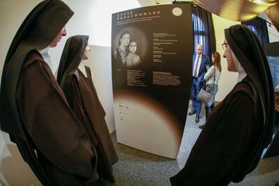 Wernisaż wystawy „Życie przechowane. Mieszkańcy Górnego Śląska i Zagłębia Dąbrowskiego z pomocą Żydom w czasie II wojny światowej”. Fot. Sławomir Kasper (IPN)