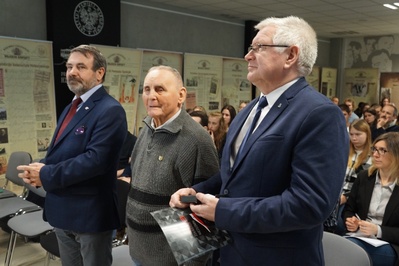 Prezentacja monety kolekcjonerskiej NBP upamiętniającej gen. Augusta Emila Fieldorfa „Nila”.