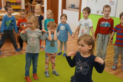 Wizyta w Przedszkolu im. Jana Kubisza w Gnojniku, 6 kwietnia 2018