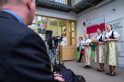 Inauguracja działalności Przystanku Historia Zaolzie IPN w Gnojniku, 6 kwietnia 2018. Fot. Sławek Kasper (IPN)