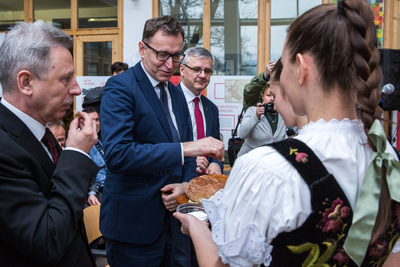 Inauguracja działalności Przystanku Historia Zaolzie IPN w Gnojniku, 6 kwietnia 2018. Fot. Sławek Kasper (IPN)