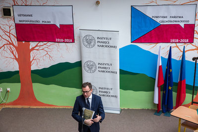 Inauguracja działalności Przystanku Historia Zaolzie IPN w Gnojniku, 6 kwietnia 2018. Fot. Sławek Kasper (IPN)