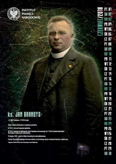 Ks. Jan Brandys – zdjęcie ze zbiorów Muzeum czynu Powstańczego w Górze św. Anny.