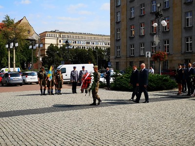 Uroczystość upamiętniająca 79. rocznicę śmierci Wojciecha Korfantego.