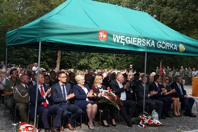 Wojewódzkie uroczystości w Żabnicy (gm. Węgierska Górka).