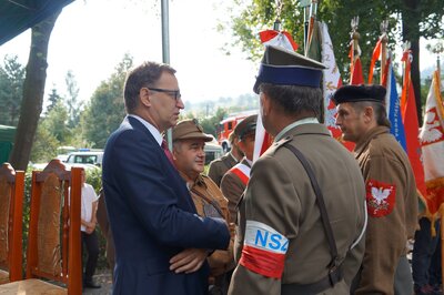 Wojewódzkie uroczystości w Żabnicy (gm. Węgierska Górka).