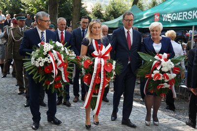 Wojewódzkie uroczystości w Żabnicy (gm. Węgierska Górka).