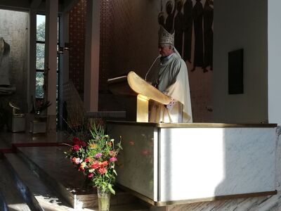 Msza św. w kościele pw. Najświętszej Marii Panny Matki Kościoła w Jastrzębiu-Zdroju