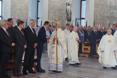 Msza św. w kościele pw. NMP w Jastrzębiu-Zdroju.