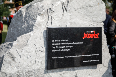 Pamięci Tadeusza Jedynaka. Jastrzębie-Zdrój, 3 września 2018. Fot. Sławek Kasper (IPN)