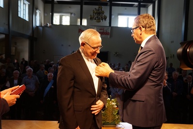 Uroczystość wręczenia Krzyży Wolności i Solidarności w Jastrzębiu-Zdroju.