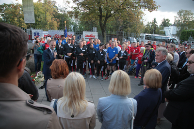 XIII Pielgrzymka biegowa do grobu bł. ks. Jerzego Popiełuszki – Katowice – Warszawa, 13–14 września 2018. Fot. P. Życieński (IPN)