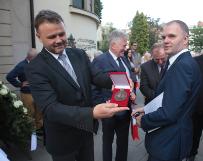 XIII Pielgrzymka biegowa do grobu bł. ks. Jerzego Popiełuszki – Katowice – Warszawa, 13–14 września 2018. Fot. P. Życieński (IPN)