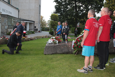 XIII Pielgrzymka biegowa do grobu bł. ks. Jerzego Popiełuszki – Katowice – Warszawa, 13–14 września 2018. Fot. P. Życieński (IPN)