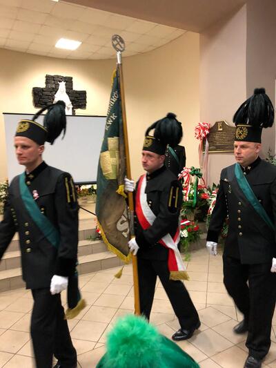 Uroczystość odsłonięcia tablicy upamiętniającej strajk górników KWK „Staszic" w grudniu 1981 – Katowice, 15 grudnia 2018. Fot. Jarosław Szarek