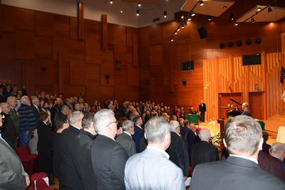 Ceremonia wręczenia Krzyża Wolności i Solidarności w Bielsku-Białej.