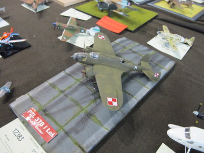 Model Dawida Szewczyka PZL 37 B Łoś.