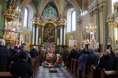 Uroczystość pogrzebowa śp. Jana Kwiczali ps. „Emil".